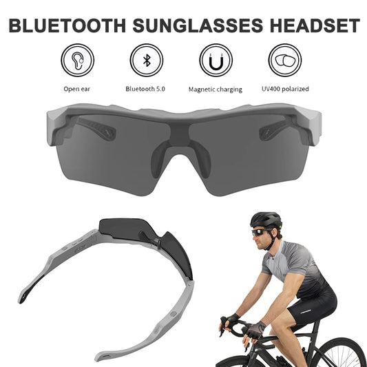 Smart Glasses Bluetooth 5.0 Earphones Glassess Wireless Headset Riding Sport Headphone UV400 Polarized Music Sunglasses