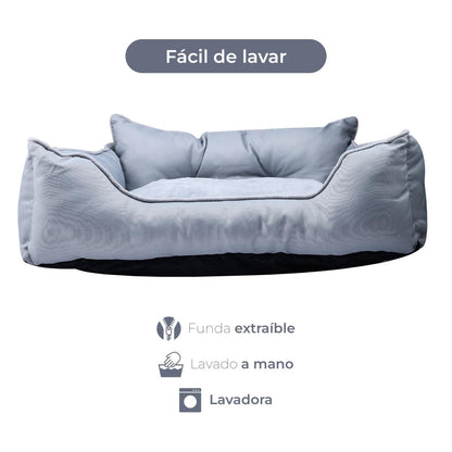 Cama para Mascota en Poliéster Benetton BE - Diseño Ergonómico y Lavable, Disponible en Varias Dimensiones