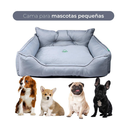 Cama para Mascota en Poliéster Benetton BE - Diseño Ergonómico y Lavable, Disponible en Varias Dimensiones